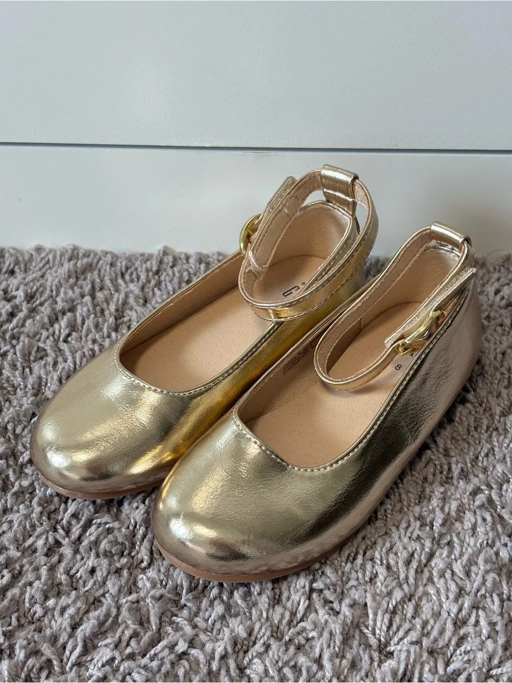 Baby Gap Toddler Girl Metallic Ballet Flats